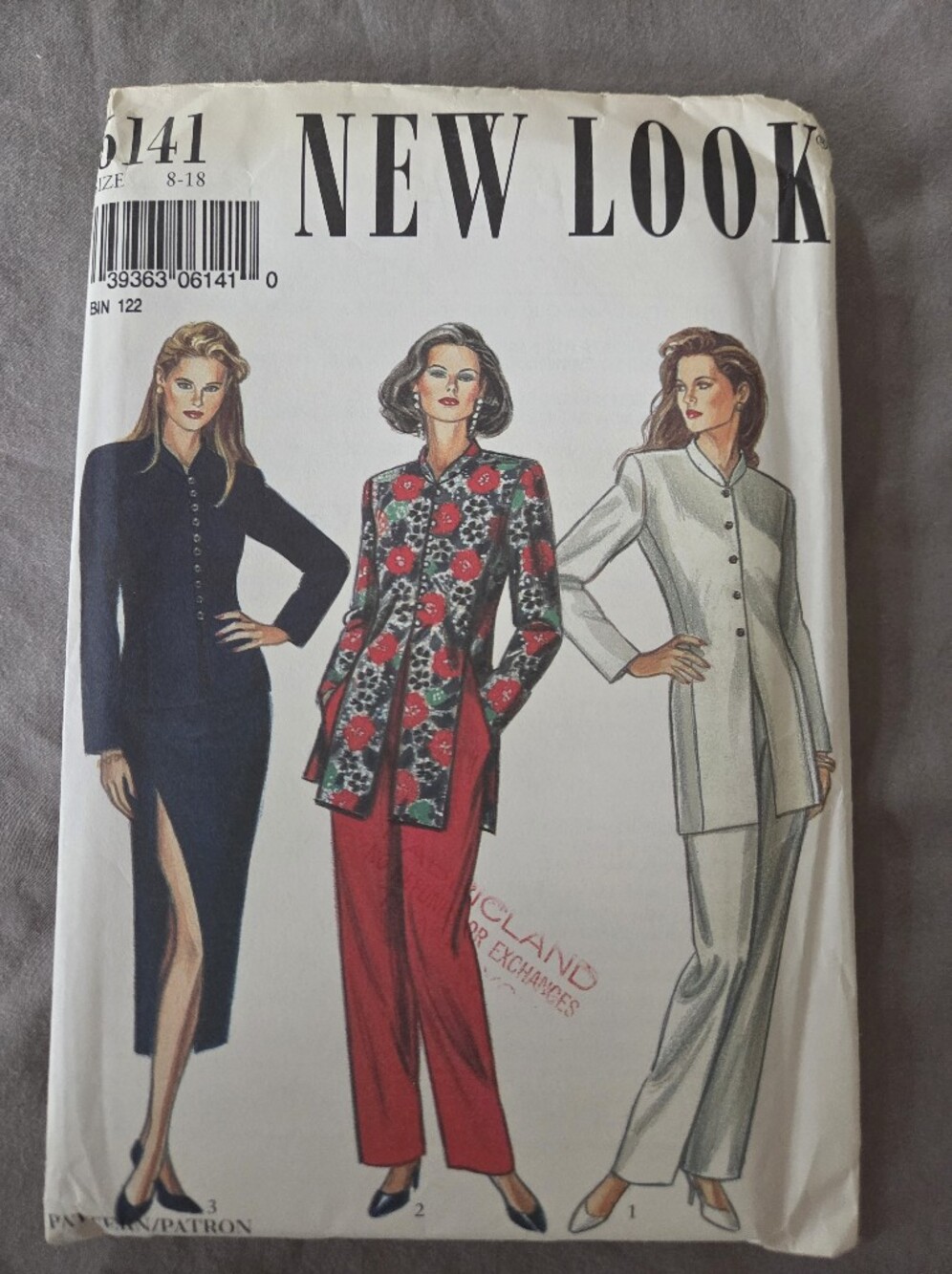 New Look 6141 Sewing Pattern Size 8-18
